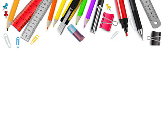 Stationery Realistic Background