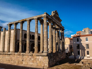 Fototapeta premium World famous roman building of Merida