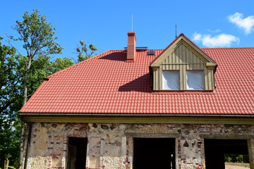 The renovation of a house.