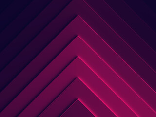 Pink triangles. Geometric background texture works good for text and website backgrounds, poster and mobile application. 3D illustration.