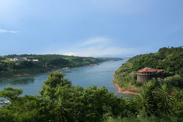 Iguazu and Parana rivers (Paraguay, Brazil and Argentina)
