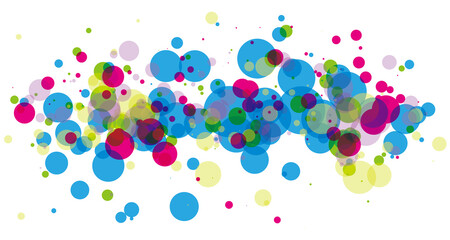 カラフルなドット　模様