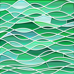 abstract vector stained-glass mosaic background