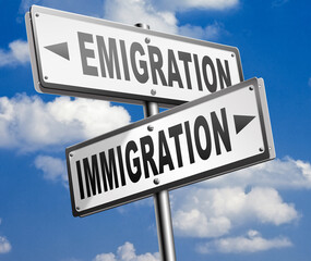 Immigration or emigration