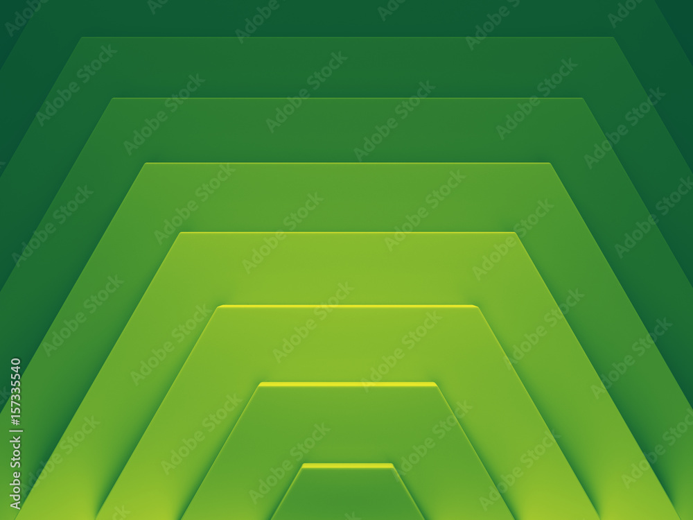 Poster green abstract background image. 3d illustration. works for text and website background, print and m