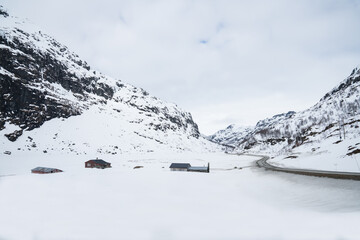 Fototapeta na wymiar Aurlandsdalen Valley