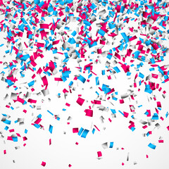 Fototapeta na wymiar Background with colorful paper confetti.