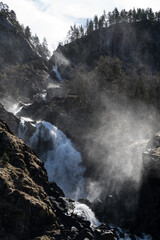 The Låtefossen Waterfall