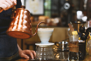 Barista brew coffee with coffeemaker