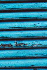 Blue shutters.