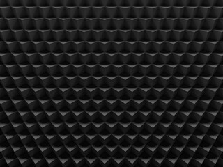 Fototapeta premium Black cubes. This image works good for text and website backgrounds, print or app. 3D illustration.