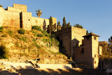 Fototapeta premium Alcazaba de Málaga