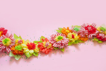 handmade paper flowers