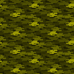 Universal hunter khaki seamless pattern abstract fill military background vector illustration.