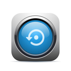 Square Push-Button - Vector