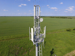 Cellular tower. Equipment for relaying cellular and mobile signal