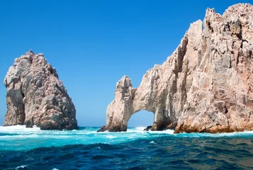 Rolgordijnen El Arco (de boog) bij Lands End bij Cabo San Lucas Baja Mexico MEX © htrnr
