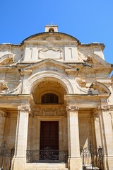 Fototapeta na wymiar St Catherine of Alexandria Church, Valletta, Malta.