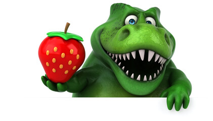 Fun dinosaur - 3D Illustration © Julien Tromeur