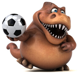 Naklejka premium Fun Trex - 3D Illustration