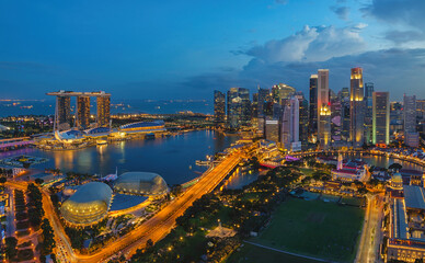 Fototapeta na wymiar Singapore city.