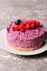 Blueberry cheesecake