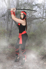 Woman Samurai Swordsman