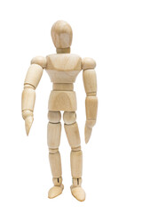 wooden Mannequin Give a hand