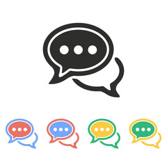 Chatting - vector icon.