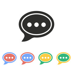 Chatting - vector icon.