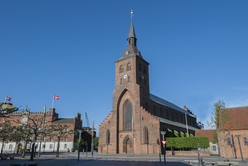 Fototapeta premium Odense Denmark St Canutes Cathedral