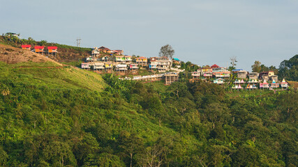 Obraz premium Beautiful landscape in the rainy season.