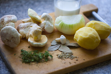 mushroom soup ingredients