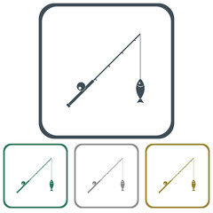Fishing rod icon