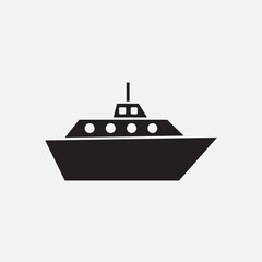 Travel ship icon