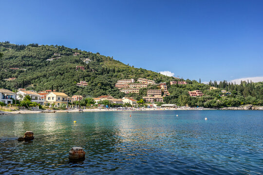 Kalami a small tourist resort on the north east coast of Corfu famous for the home of the Durrells