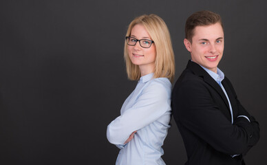 freundliches pärchen