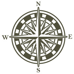 Drawing of a compass