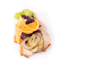 Danish specialties and national dishes, high-quality open sandwich