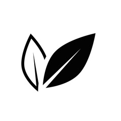 leaves nature plant vector icon illustration graphic design