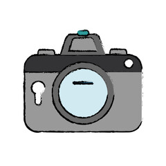 camera technology object vector icon illustration graphic design