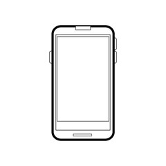 smartphone technology device vector icon illustration graphic design