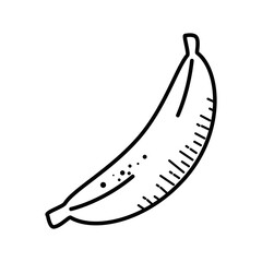 banana fruit food vector icon illustration graphic design