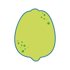 lemon fruit food vector icon illustration graphic design