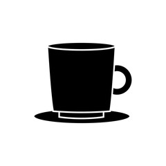 coffee mug icon over white background. vector illustration