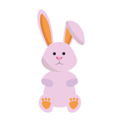 bunny animal nature vector icon illustration graphic design