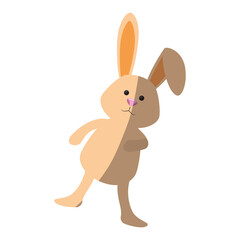 bunny animal nature vector icon illustration graphic design
