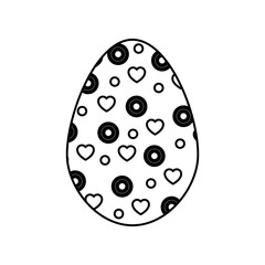egg easter chocolate vector icon illustration graphic design