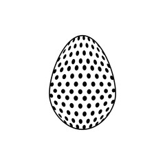 egg easter chocolate vector icon illustration graphic design