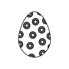 egg easter chocolate vector icon illustration graphic design